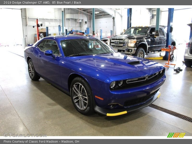 B5 Blue Pearl / Black 2019 Dodge Challenger GT AWD