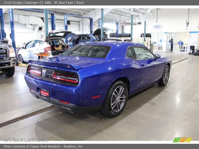 B5 Blue Pearl / Black 2019 Dodge Challenger GT AWD