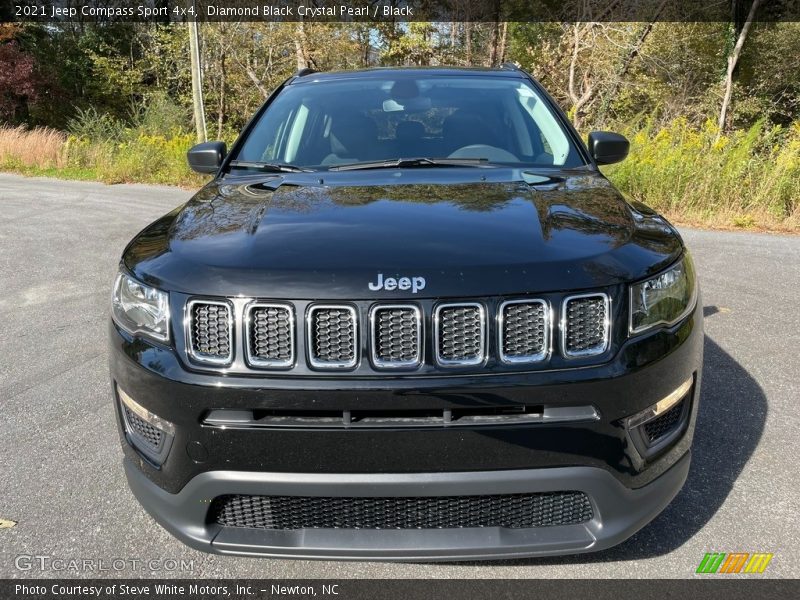 Diamond Black Crystal Pearl / Black 2021 Jeep Compass Sport 4x4