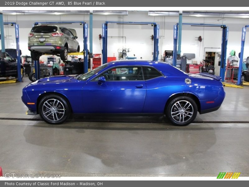 B5 Blue Pearl / Black 2019 Dodge Challenger GT AWD