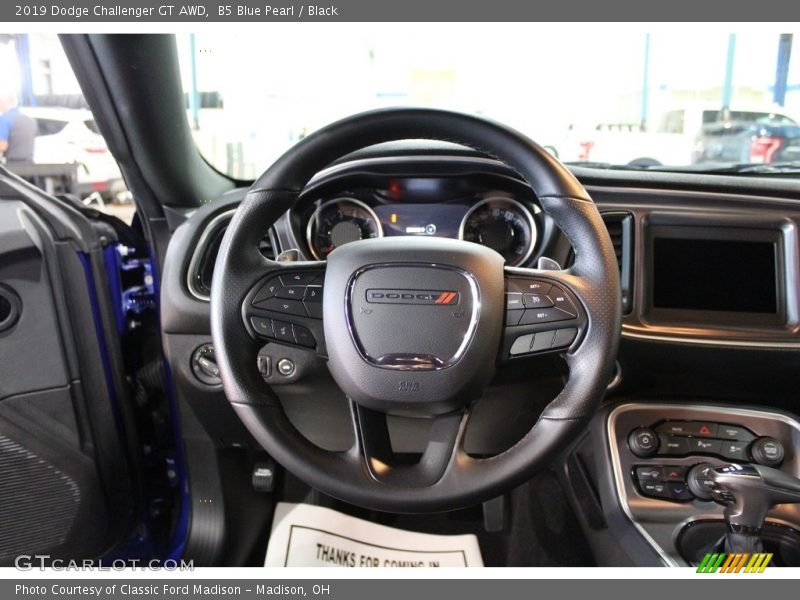 B5 Blue Pearl / Black 2019 Dodge Challenger GT AWD