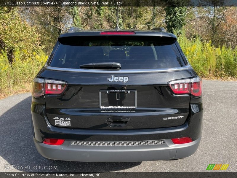 Diamond Black Crystal Pearl / Black 2021 Jeep Compass Sport 4x4