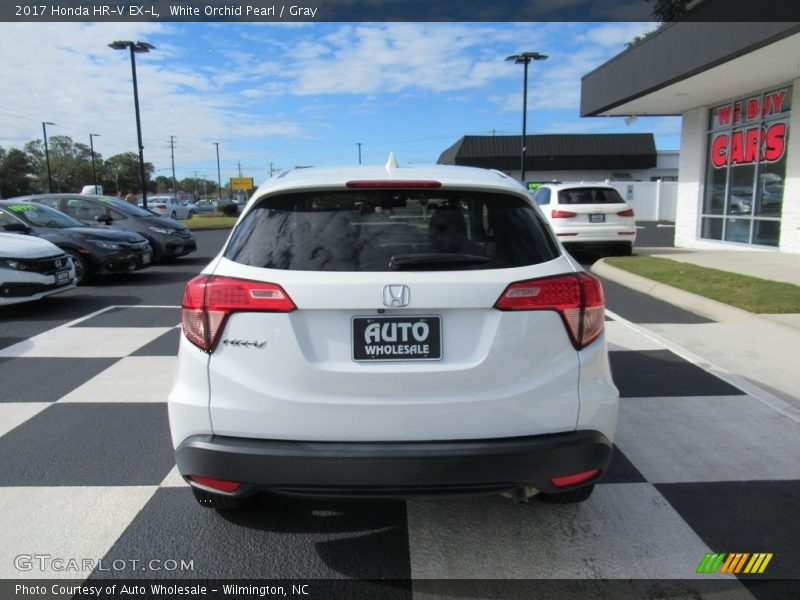 White Orchid Pearl / Gray 2017 Honda HR-V EX-L