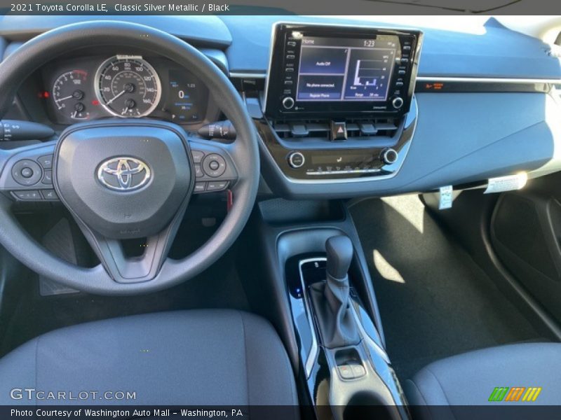 Classic Silver Metallic / Black 2021 Toyota Corolla LE