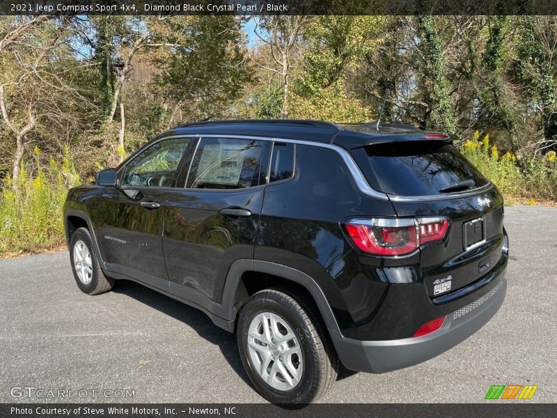 Diamond Black Crystal Pearl / Black 2021 Jeep Compass Sport 4x4
