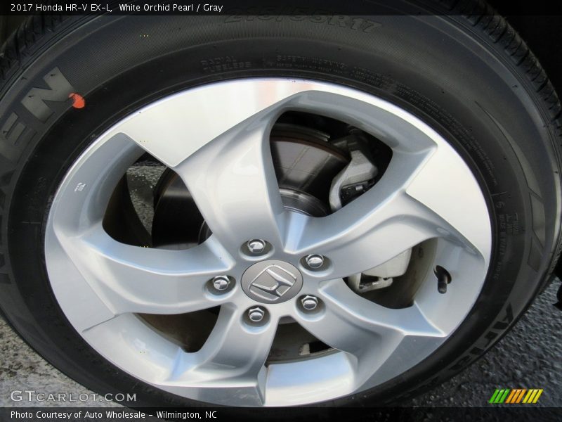 White Orchid Pearl / Gray 2017 Honda HR-V EX-L