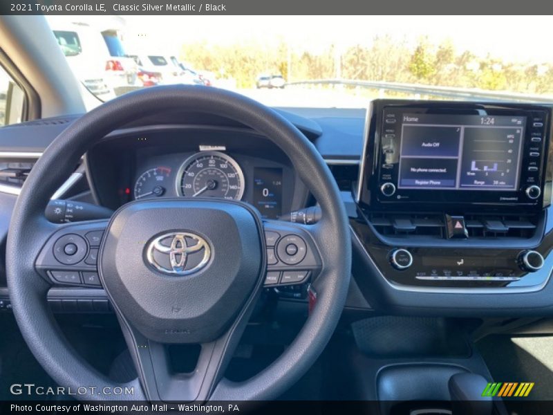 Classic Silver Metallic / Black 2021 Toyota Corolla LE