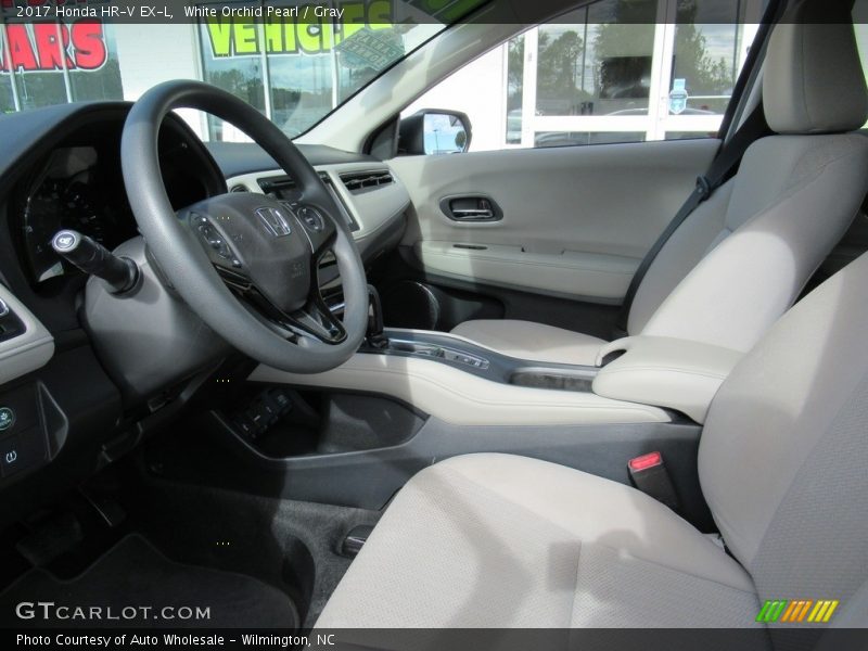 White Orchid Pearl / Gray 2017 Honda HR-V EX-L