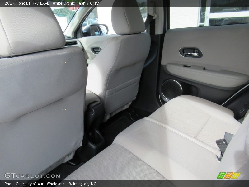 White Orchid Pearl / Gray 2017 Honda HR-V EX-L