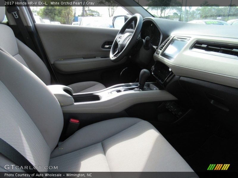White Orchid Pearl / Gray 2017 Honda HR-V EX-L