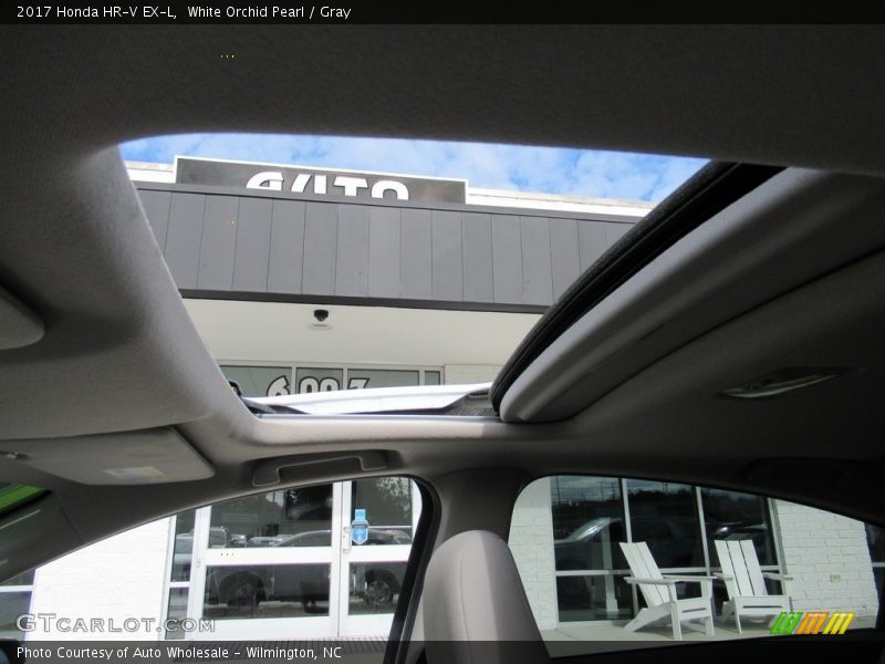 White Orchid Pearl / Gray 2017 Honda HR-V EX-L
