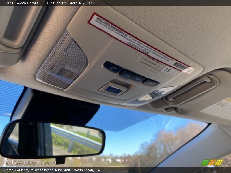 Classic Silver Metallic / Black 2021 Toyota Corolla LE