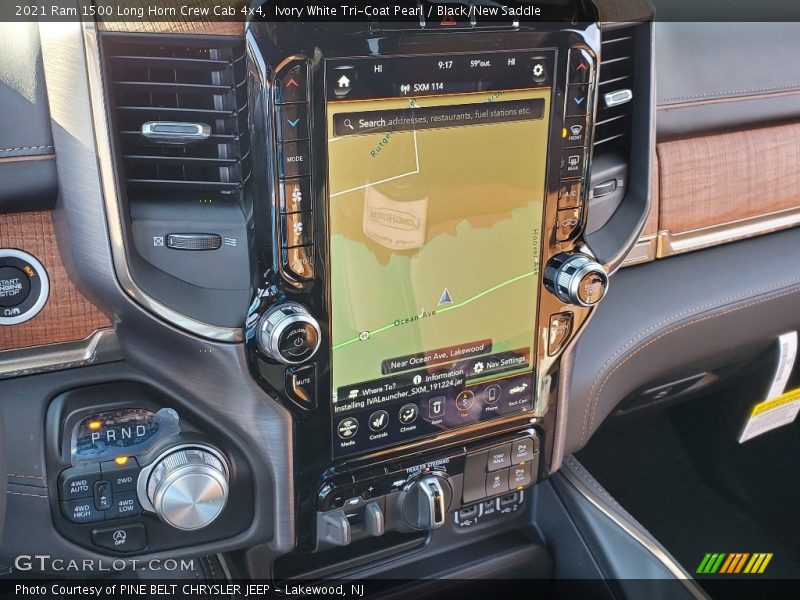 Navigation of 2021 1500 Long Horn Crew Cab 4x4