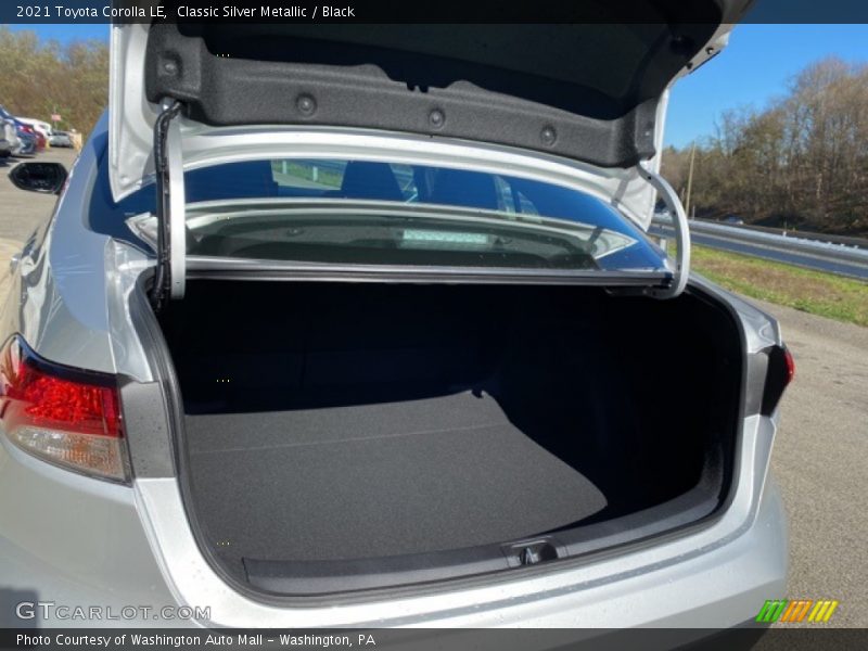  2021 Corolla LE Trunk