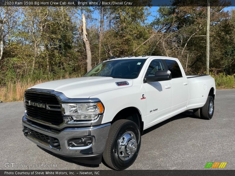 Bright White / Black/Diesel Gray 2020 Ram 3500 Big Horn Crew Cab 4x4