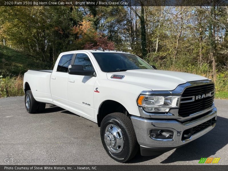 Bright White / Black/Diesel Gray 2020 Ram 3500 Big Horn Crew Cab 4x4