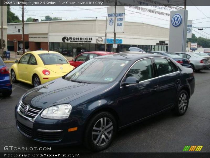 Blue Graphite Metallic / Grey 2006 Volkswagen Jetta 2.5 Sedan