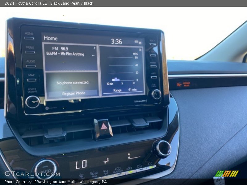 Black Sand Pearl / Black 2021 Toyota Corolla LE