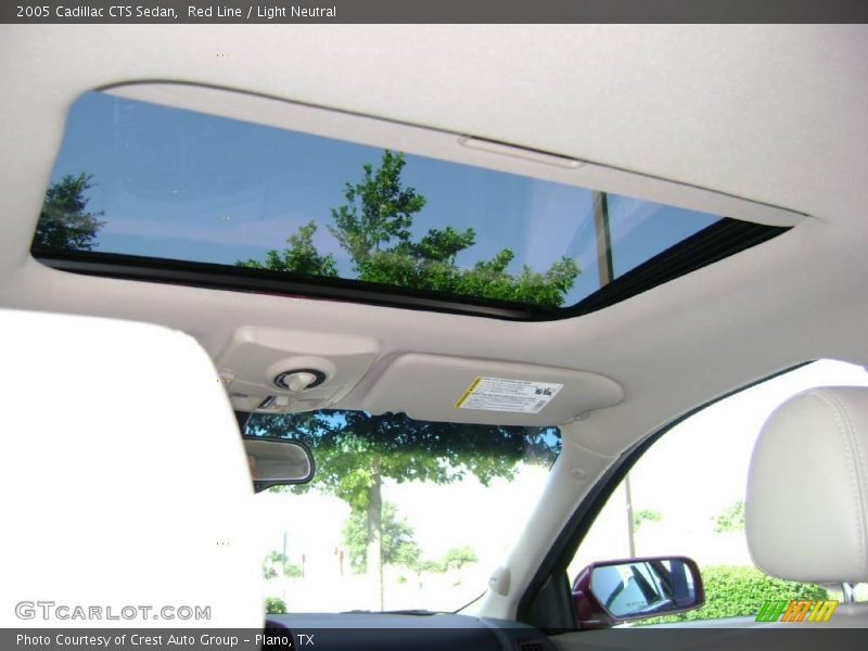 Red Line / Light Neutral 2005 Cadillac CTS Sedan