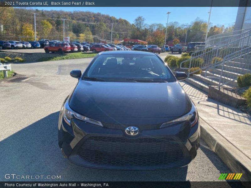 Black Sand Pearl / Black 2021 Toyota Corolla LE
