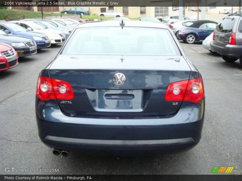 Blue Graphite Metallic / Grey 2006 Volkswagen Jetta 2.5 Sedan