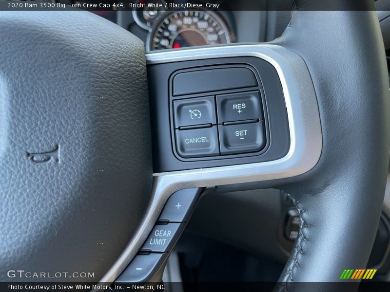 Bright White / Black/Diesel Gray 2020 Ram 3500 Big Horn Crew Cab 4x4