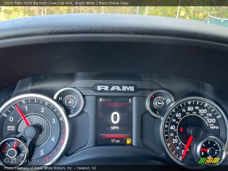 Bright White / Black/Diesel Gray 2020 Ram 3500 Big Horn Crew Cab 4x4