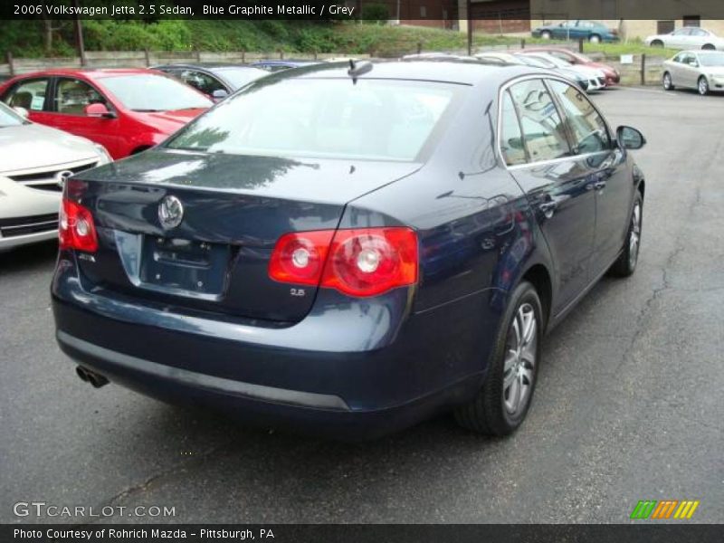 Blue Graphite Metallic / Grey 2006 Volkswagen Jetta 2.5 Sedan