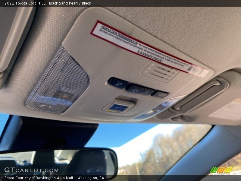Black Sand Pearl / Black 2021 Toyota Corolla LE