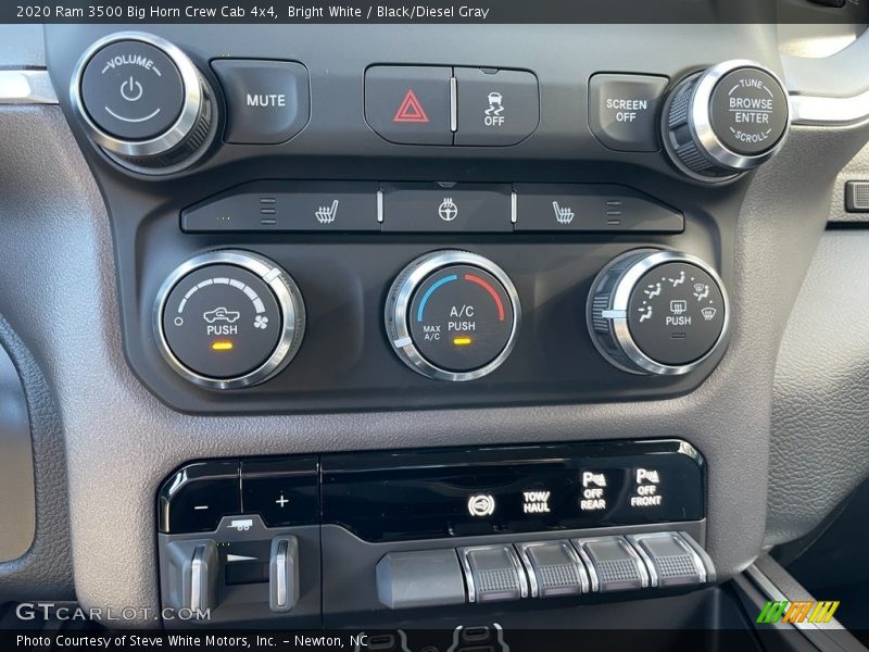 Bright White / Black/Diesel Gray 2020 Ram 3500 Big Horn Crew Cab 4x4