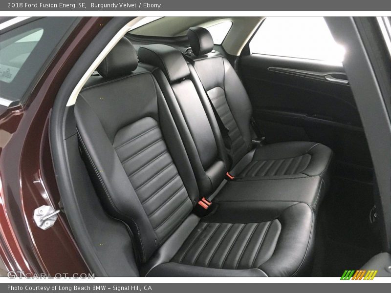 Rear Seat of 2018 Fusion Energi SE