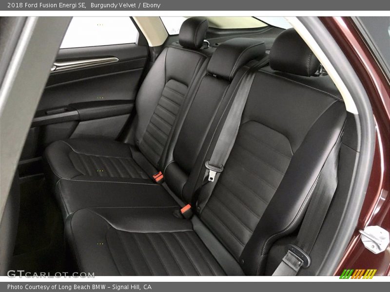 Rear Seat of 2018 Fusion Energi SE