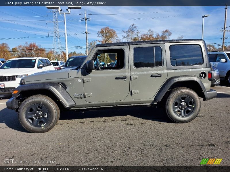 Sting-Gray / Black 2021 Jeep Wrangler Unlimited Sport 4x4