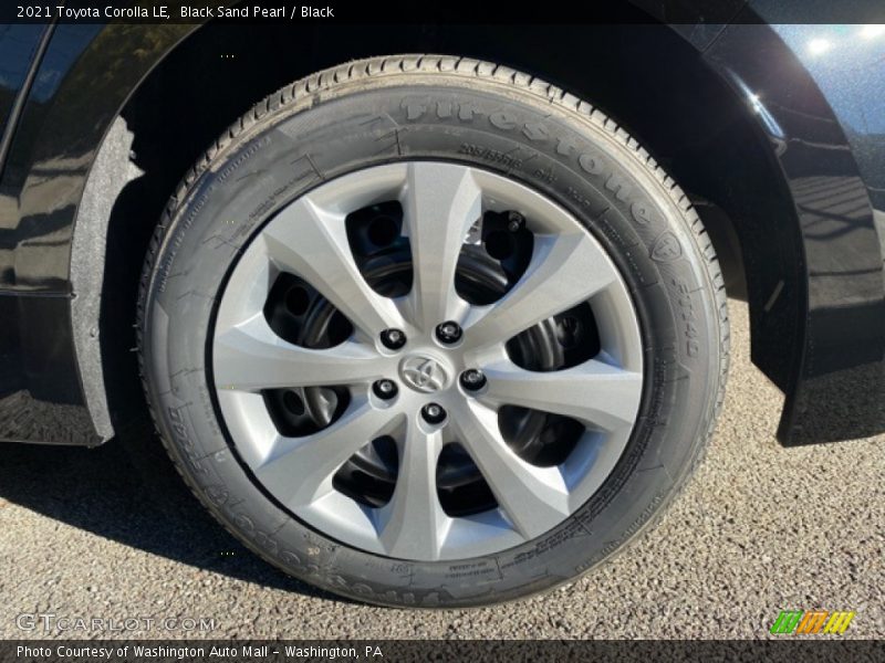 Black Sand Pearl / Black 2021 Toyota Corolla LE