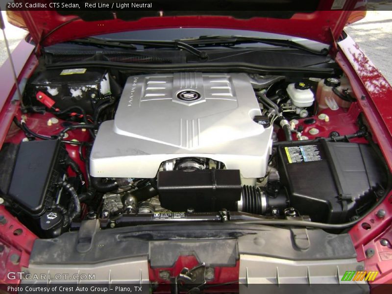 Red Line / Light Neutral 2005 Cadillac CTS Sedan