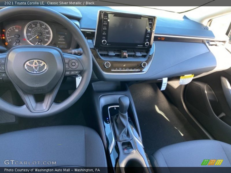 Classic Silver Metallic / Black 2021 Toyota Corolla LE