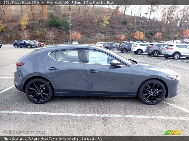  2021 Mazda3 Premium Hatchback AWD Polymetal Gray Metallic