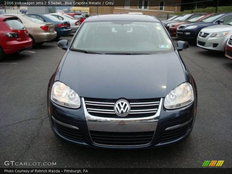 Blue Graphite Metallic / Grey 2006 Volkswagen Jetta 2.5 Sedan