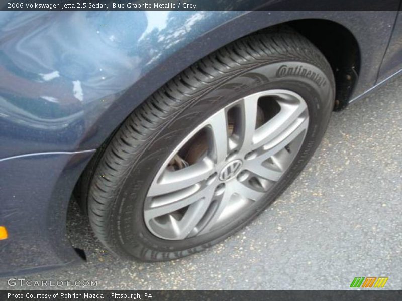 Blue Graphite Metallic / Grey 2006 Volkswagen Jetta 2.5 Sedan