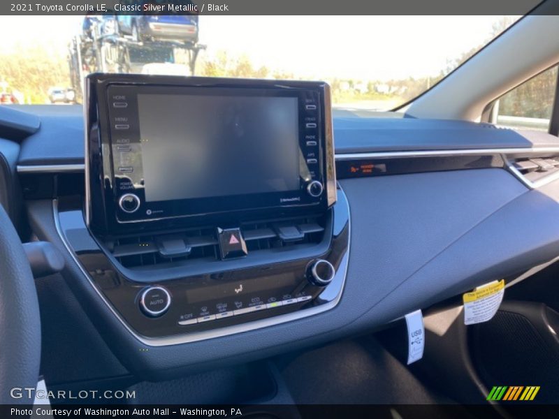 Classic Silver Metallic / Black 2021 Toyota Corolla LE