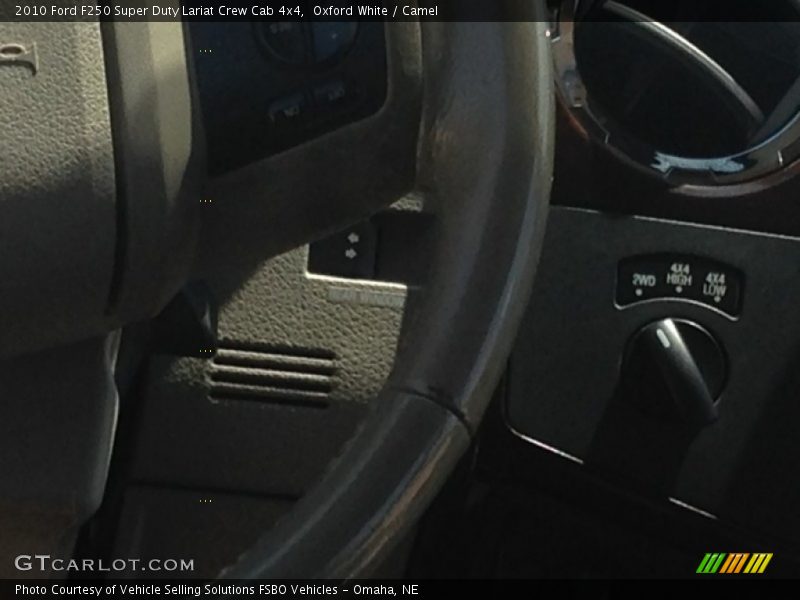 Oxford White / Camel 2010 Ford F250 Super Duty Lariat Crew Cab 4x4