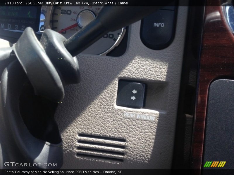 Oxford White / Camel 2010 Ford F250 Super Duty Lariat Crew Cab 4x4