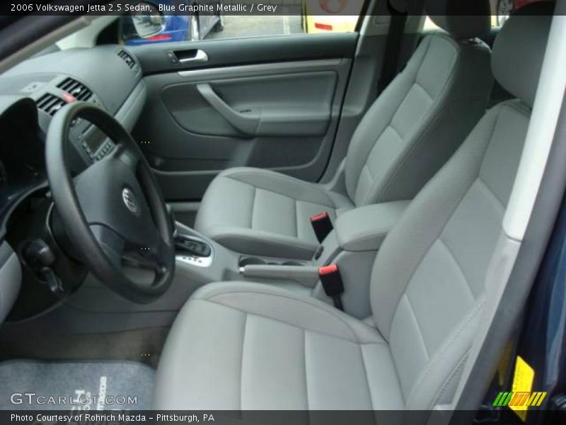 Blue Graphite Metallic / Grey 2006 Volkswagen Jetta 2.5 Sedan
