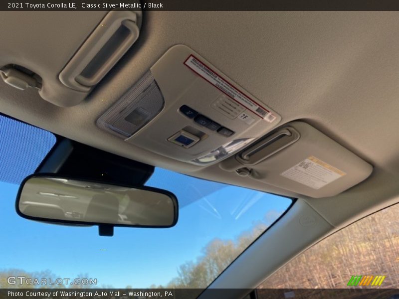Classic Silver Metallic / Black 2021 Toyota Corolla LE