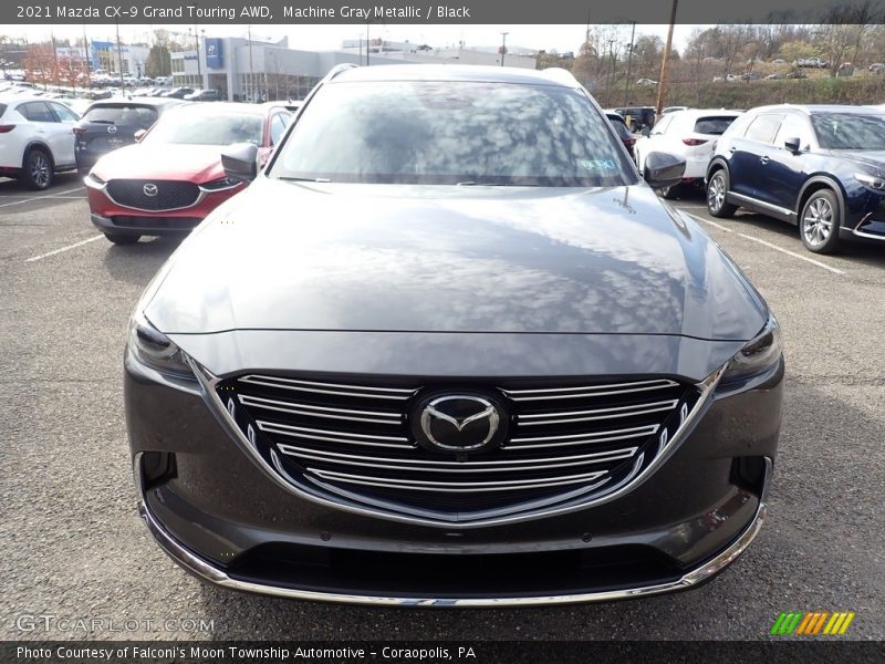 Machine Gray Metallic / Black 2021 Mazda CX-9 Grand Touring AWD