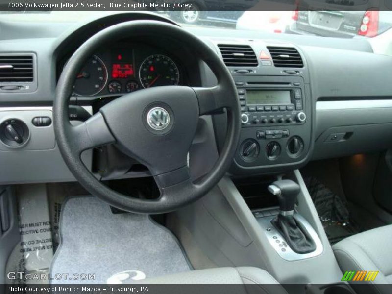Blue Graphite Metallic / Grey 2006 Volkswagen Jetta 2.5 Sedan