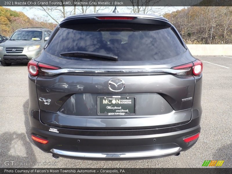 Machine Gray Metallic / Black 2021 Mazda CX-9 Grand Touring AWD