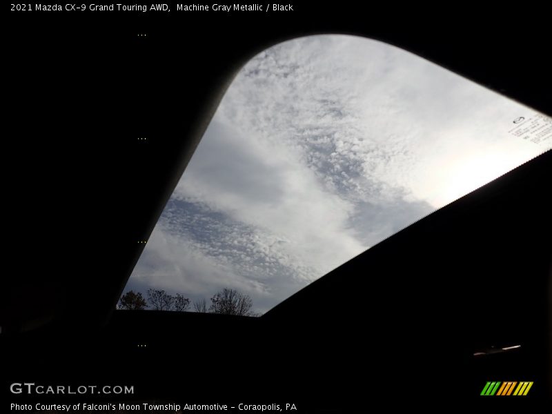 Machine Gray Metallic / Black 2021 Mazda CX-9 Grand Touring AWD