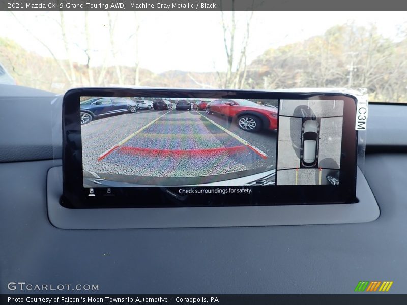 Machine Gray Metallic / Black 2021 Mazda CX-9 Grand Touring AWD
