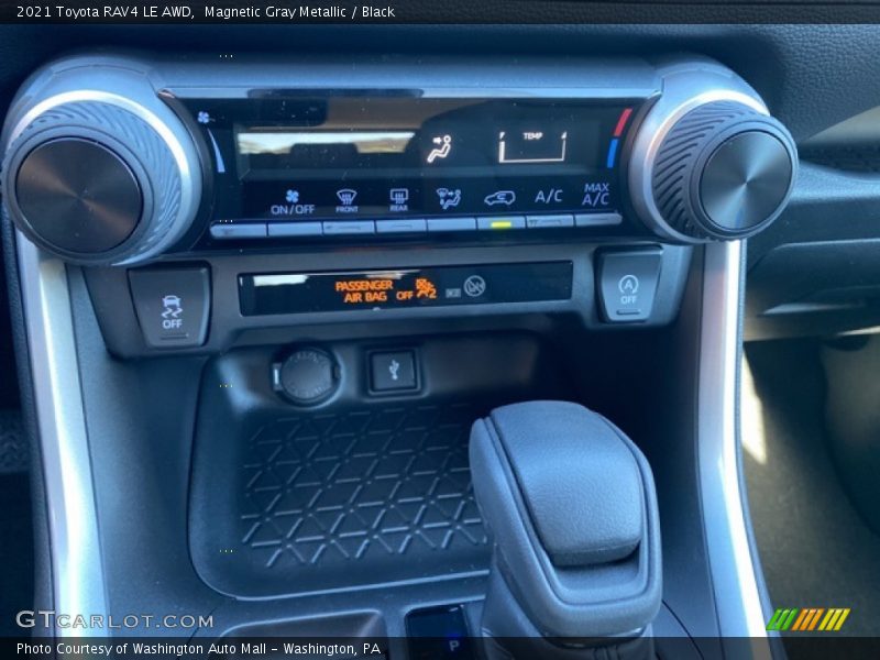 Controls of 2021 RAV4 LE AWD